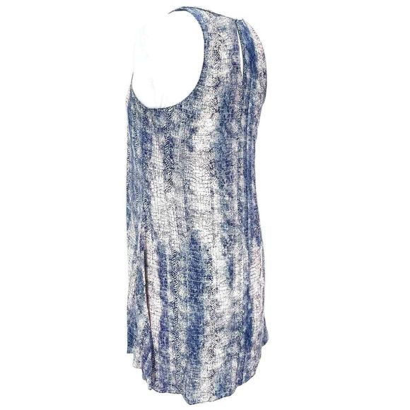 Rory Beca 100% Silk Snakeskin Print Racerback Tank Sheath Mini Dress Size Small - Picture 7 of 10